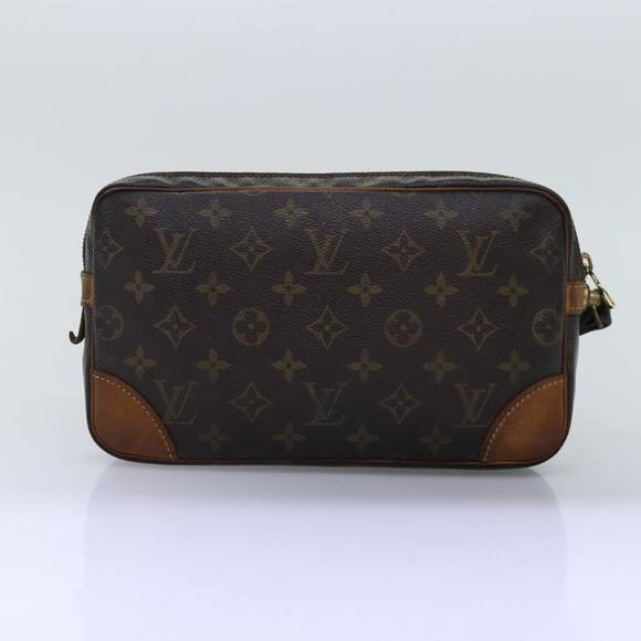 LOUIS VUITTON Monogram Marly Dragonne GM Clutch Bag M51825 LV Auth 75243 - Picture 2 of 16